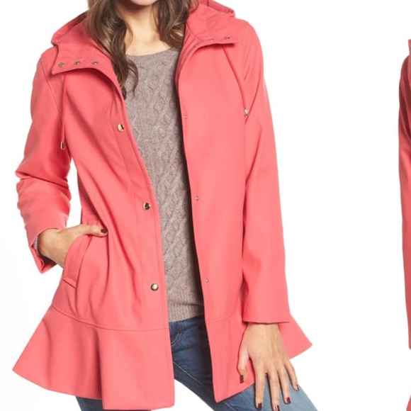 kate spade Jackets & Blazers - Kate Spade Hooded Peplum Jacket Small